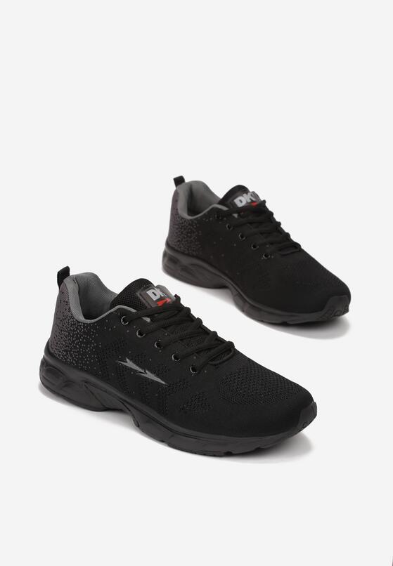 Czarno-Szare Buty Sportowe Akisisia 2