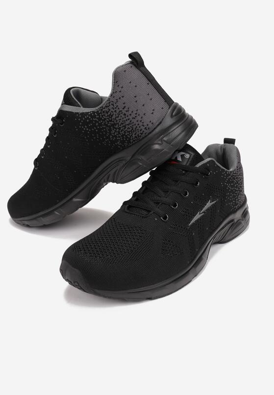 Czarno-Szare Buty Sportowe Akisisia 3