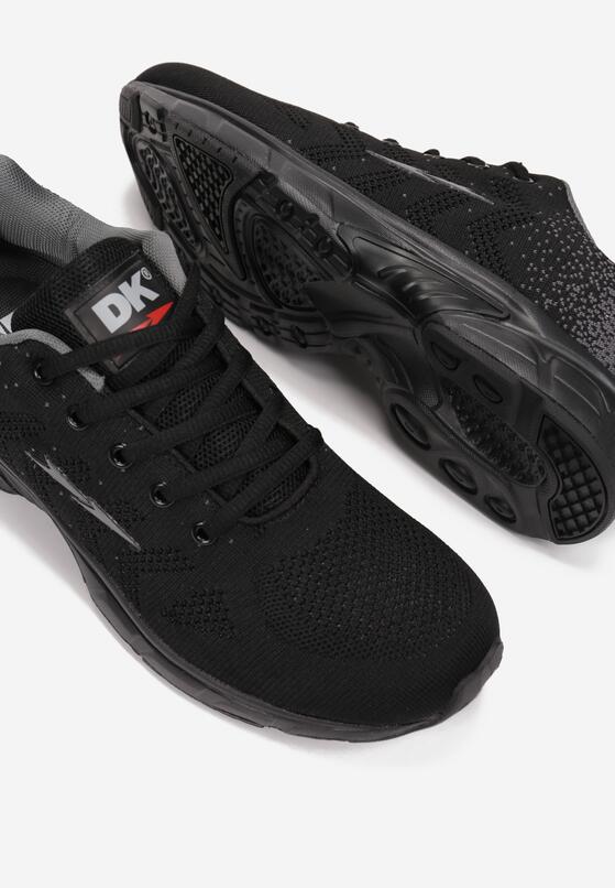 Czarno-Szare Buty Sportowe Akisisia 4