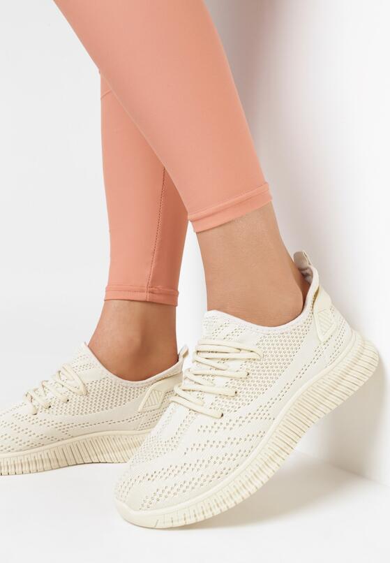 Beżowe Buty Sportowe Philaira 1