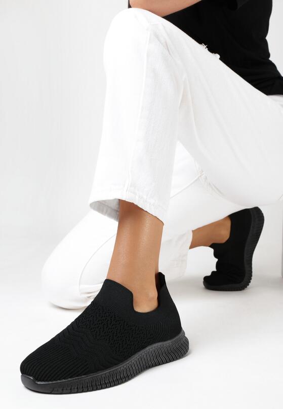 Czarne Buty Sportowe Leucyse 1