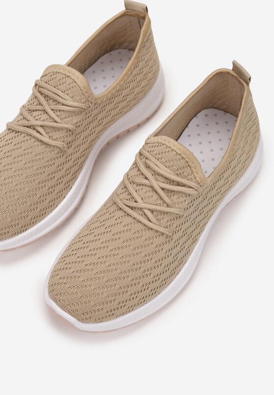 Beżowe Buty Sportowe Vyloris 6