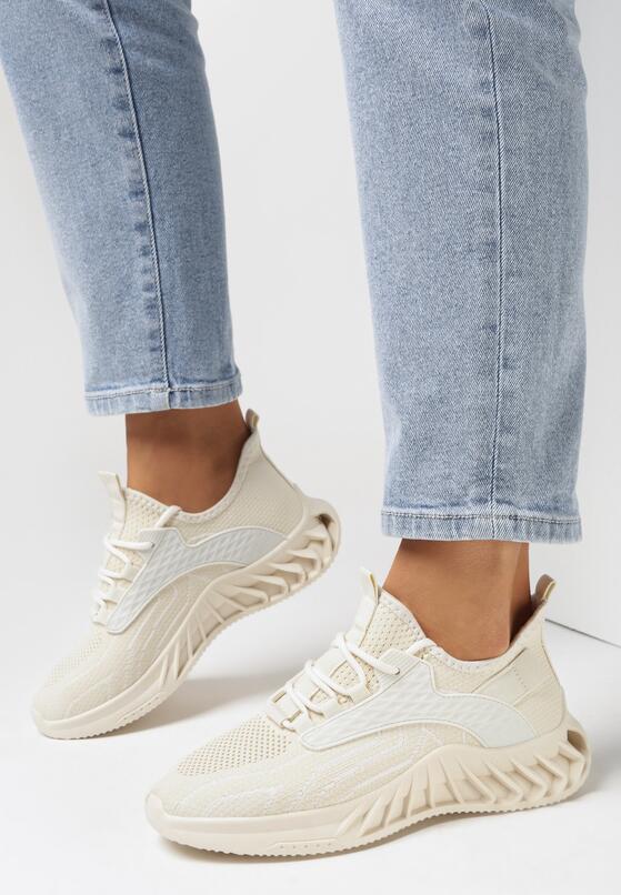 Beżowe Buty Sportowe Thalousa 1