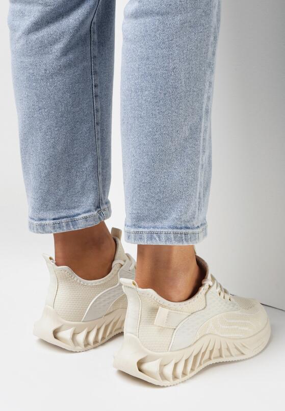 Beżowe Buty Sportowe Thalousa 2