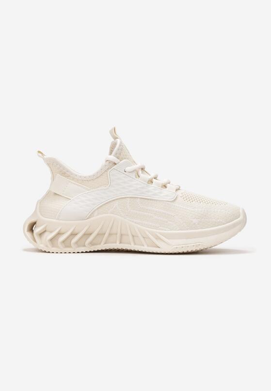 Beżowe Buty Sportowe Thalousa 3