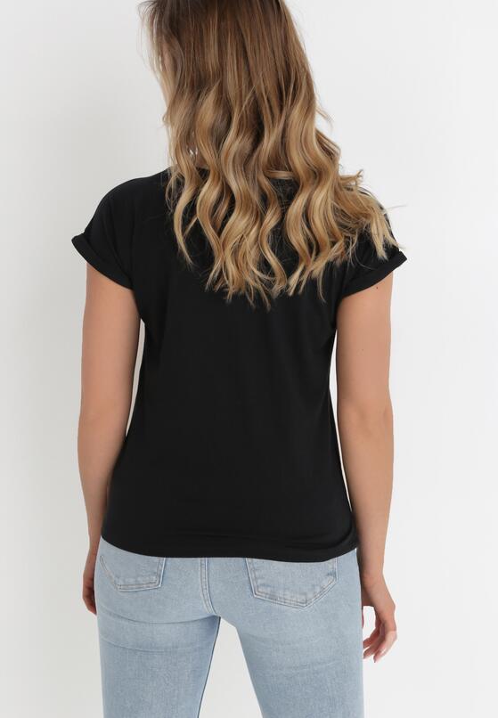 Czarny T-shirt Hermora 3