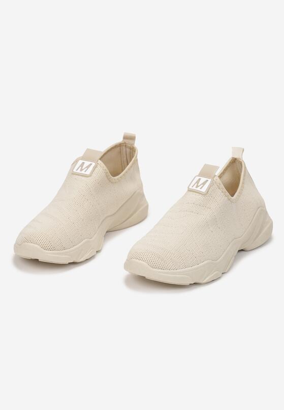 Beżowe Buty Sportowe Alemonice 5