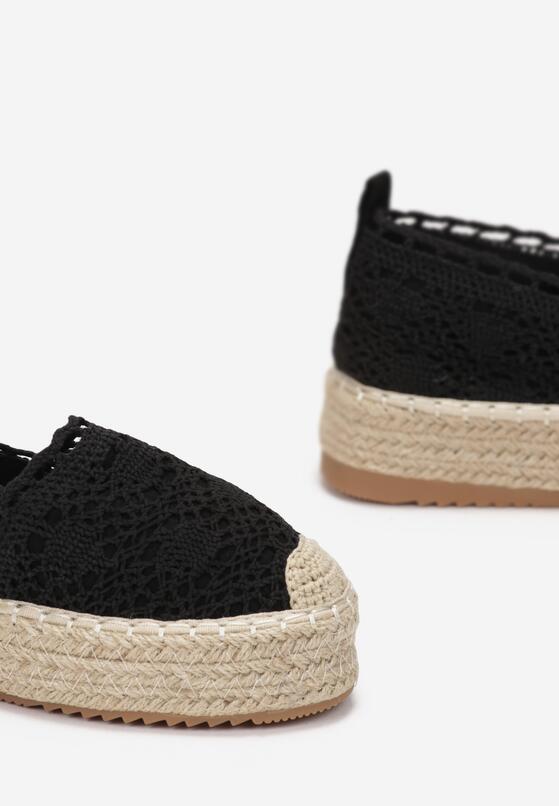Czarne Espadryle Antyne 5