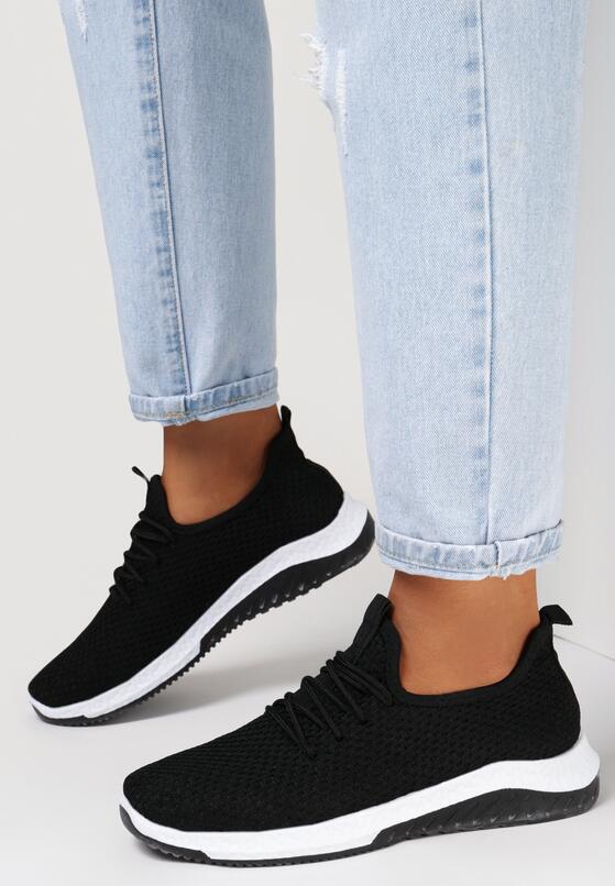 Czarno-Białe Buty Sportowe Barbeis 1
