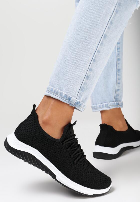Czarno-Białe Buty Sportowe Barbeis 2
