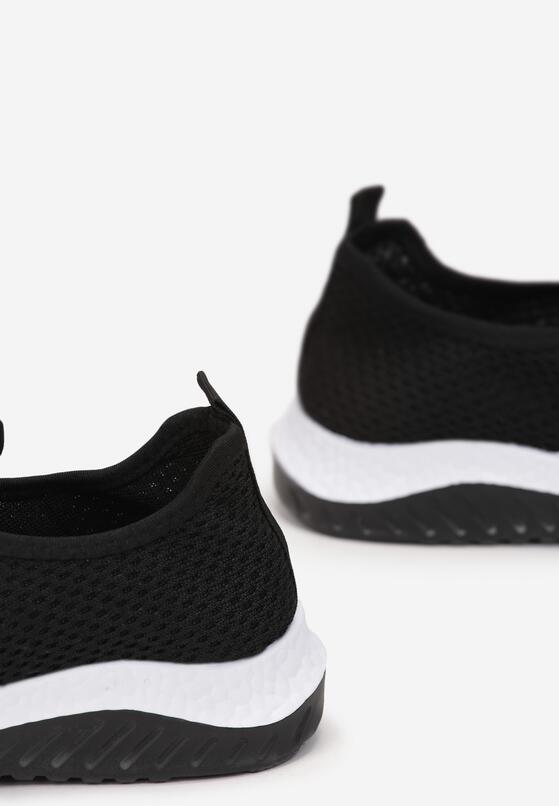 Czarno-Białe Buty Sportowe Barbeis 5