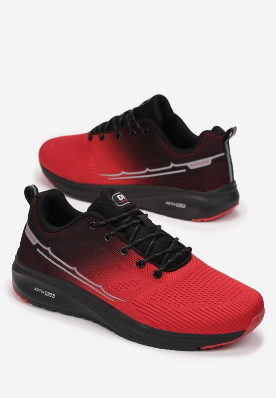 Czerwono-Czarne Buty Sportowe Thaeleis 2