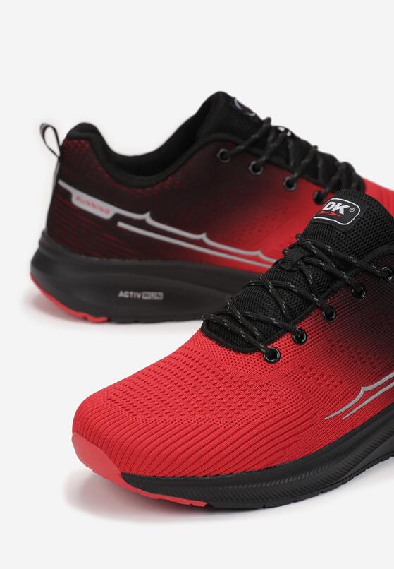 Czerwono-Czarne Buty Sportowe Thaeleis 3