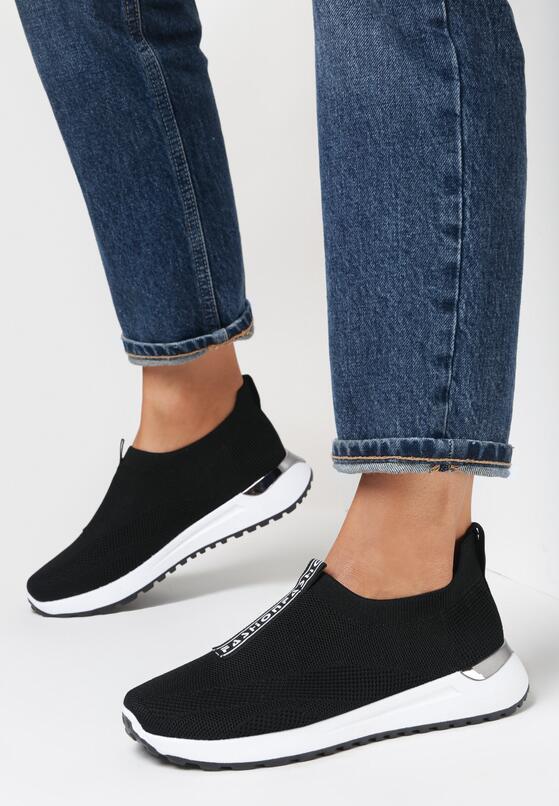 Czarne Buty Sportowe Lissie 1