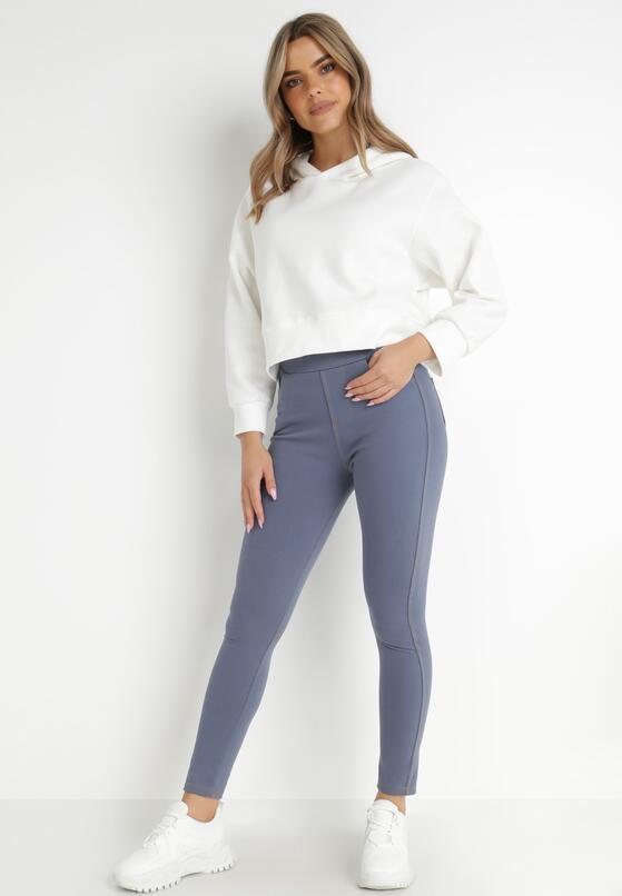 Niebieskie Legginsy Amathene 2