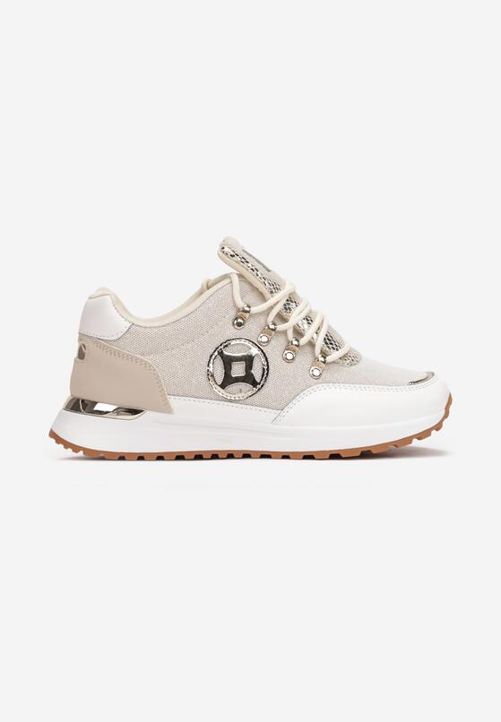 Beżowe Sneakersy 3
