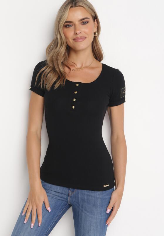 Czarny T-shirt Jocela 4