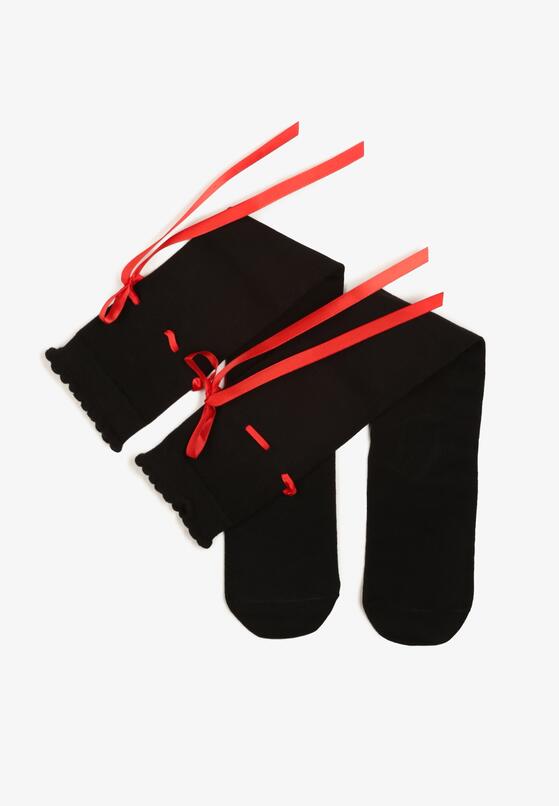 Czarno-Czerwone Skarpety Larima 2