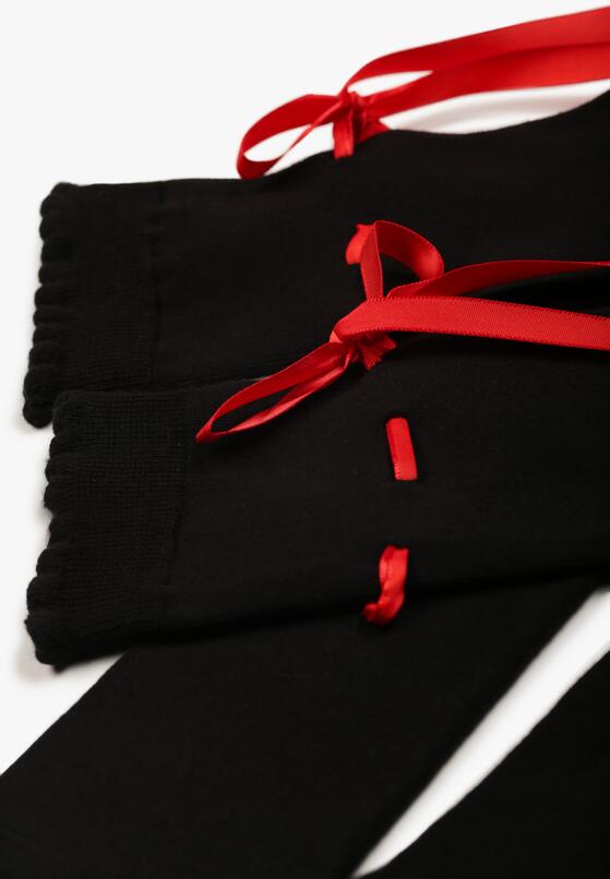 Czarno-Czerwone Skarpety Larima 3