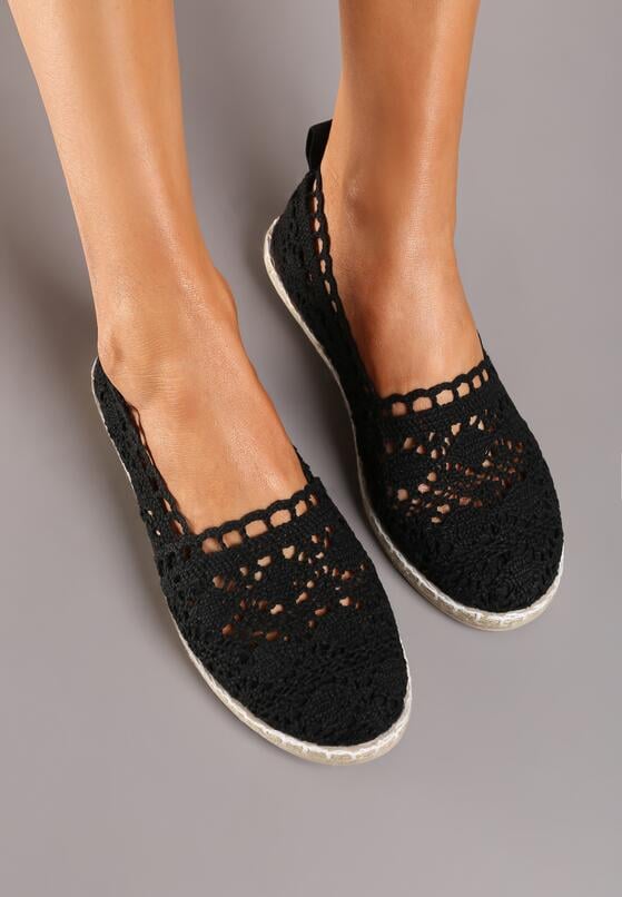 Czarne Espadryle Prannes 3