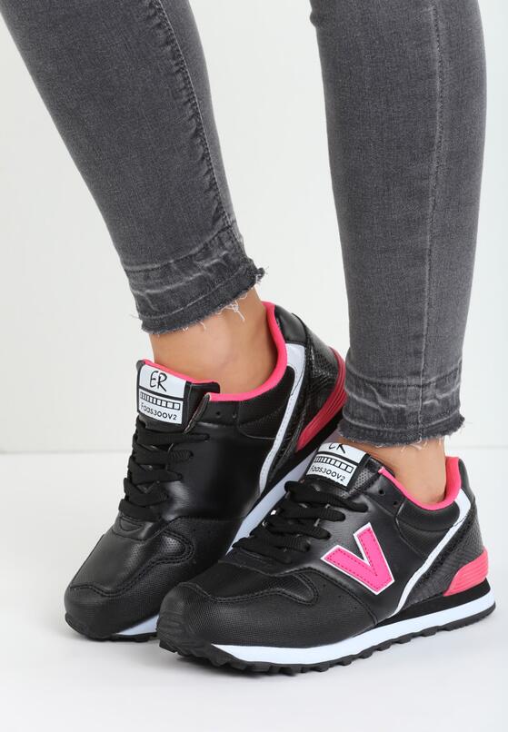 Czarne  Buty Sportowe Viana 1