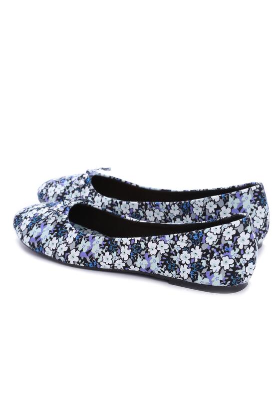 Kobaltowe Balerinki Floriss 5