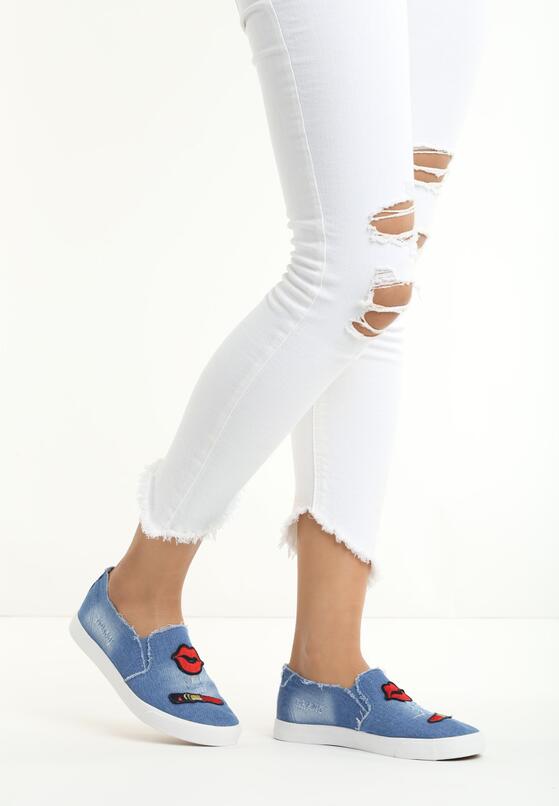 Kobaltowe Slip On Kissy 3