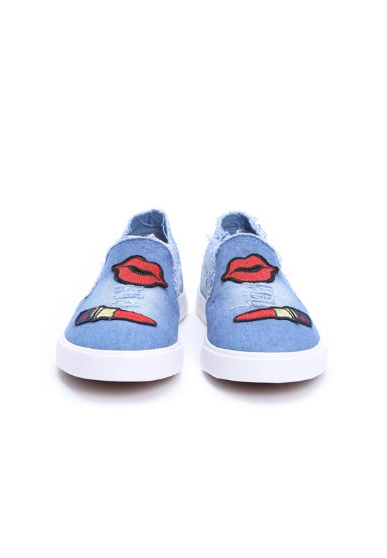Kobaltowe Slip On Kissy 7