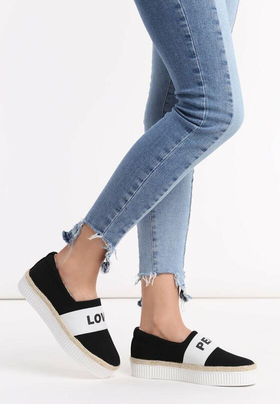 Czarne Slip On Loope 1