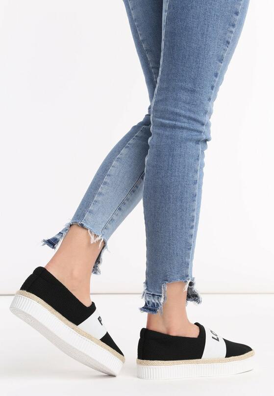Czarne Slip On Loope 2