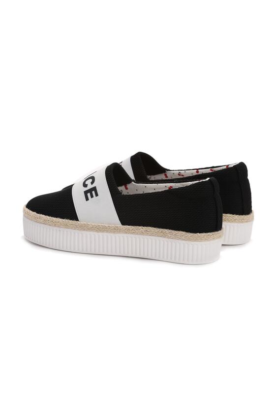 Czarne Slip On Loope 5