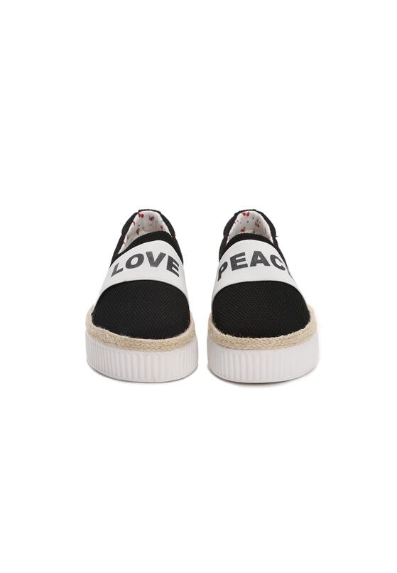 Czarne Slip On Loope 6