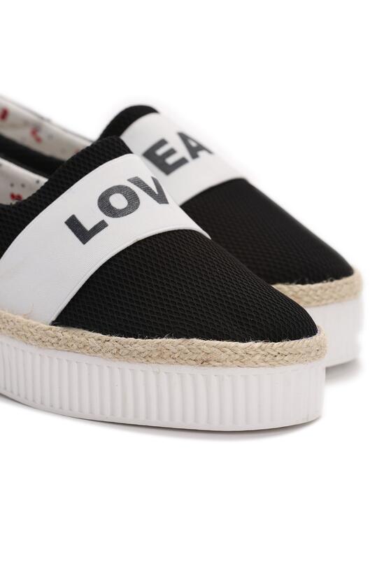 Czarne Slip On Loope 7