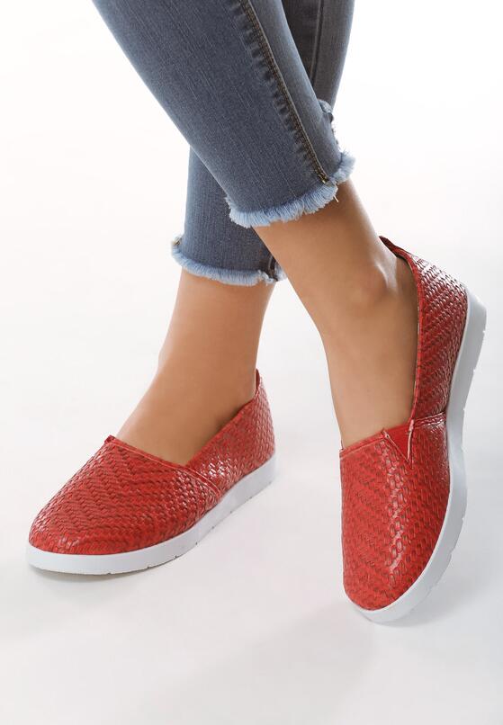 Czerwone Slip On Show Love 1