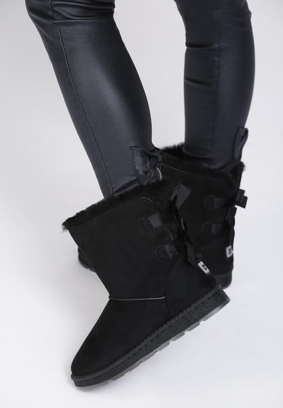 Czarne Śniegowce Ice Pack 1