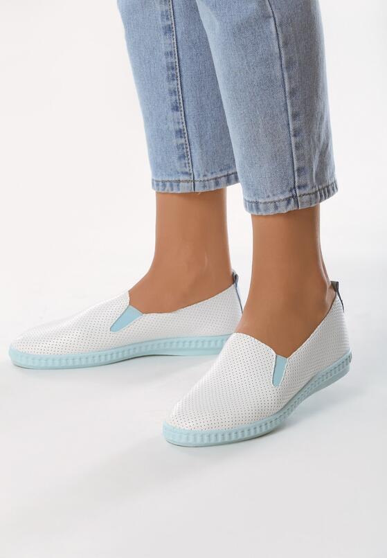 Biało-Niebieskie Slip On Thrillers 1