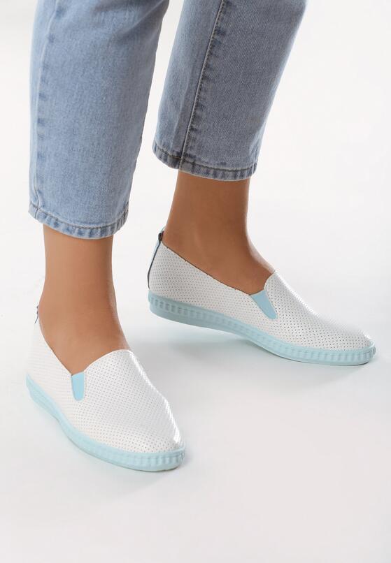Biało-Niebieskie Slip On Thrillers 2