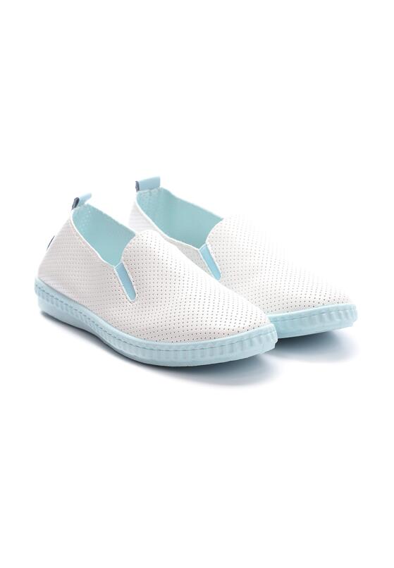 Biało-Niebieskie Slip On Thrillers 4
