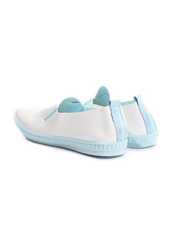 Biało-Niebieskie Slip On Thrillers 5