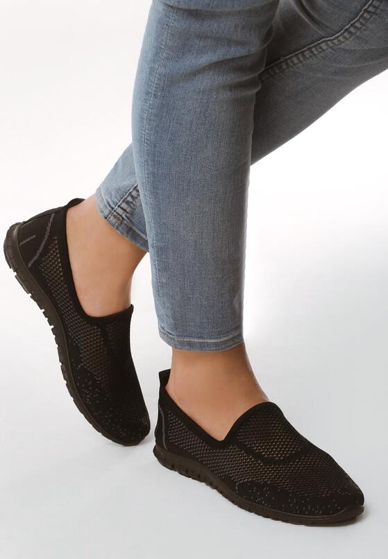 Czarne Slip On Rub In 1