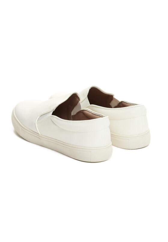 Białe Slip On Hydrangea 5