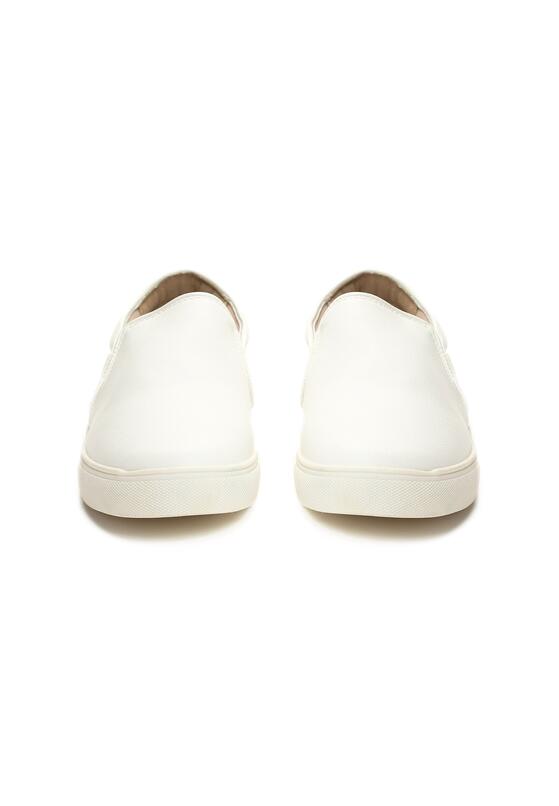 Białe Slip On Hydrangea 6