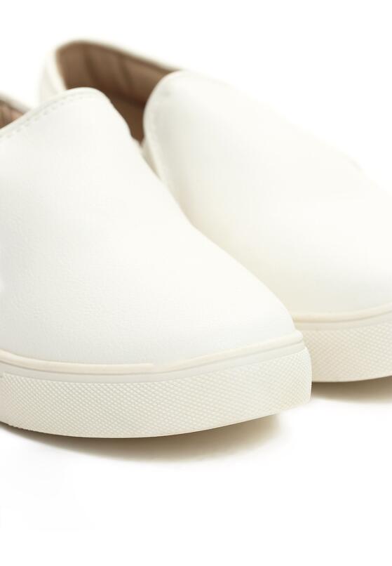 Białe Slip On Hydrangea 7