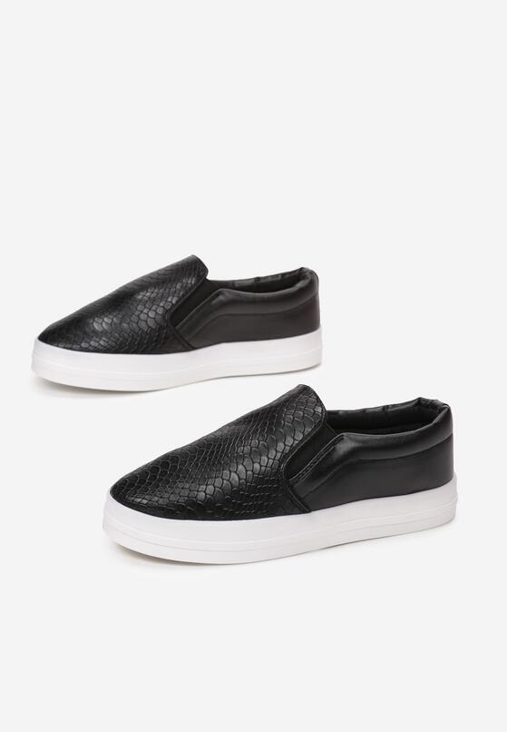 Czarne Slip On Best Holiday 4