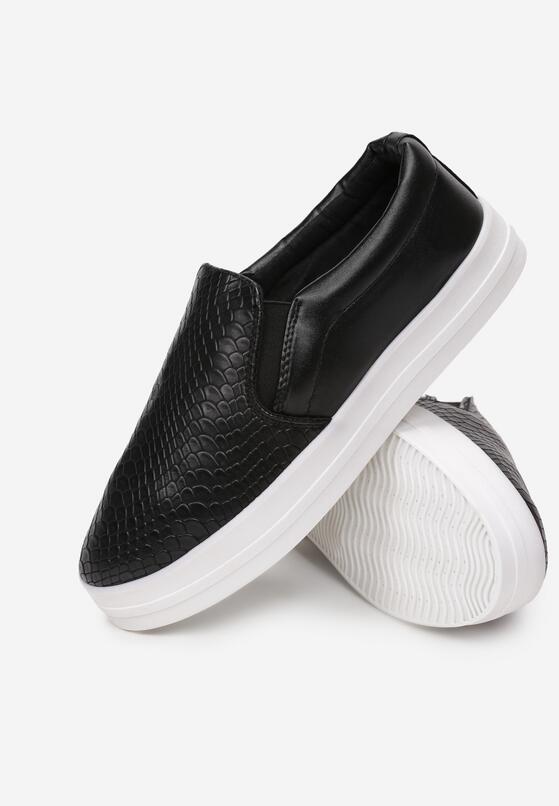 Czarne Slip On Best Holiday 5