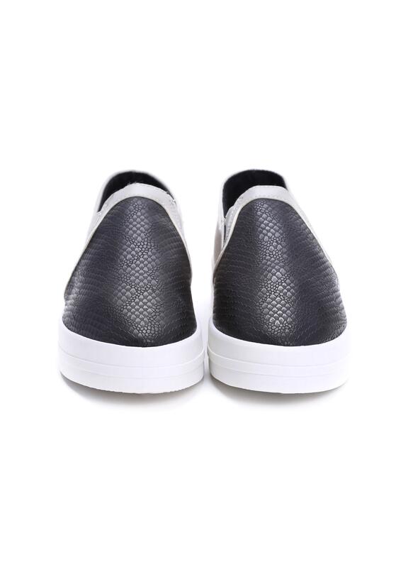 Czarne Slip On Snake 6