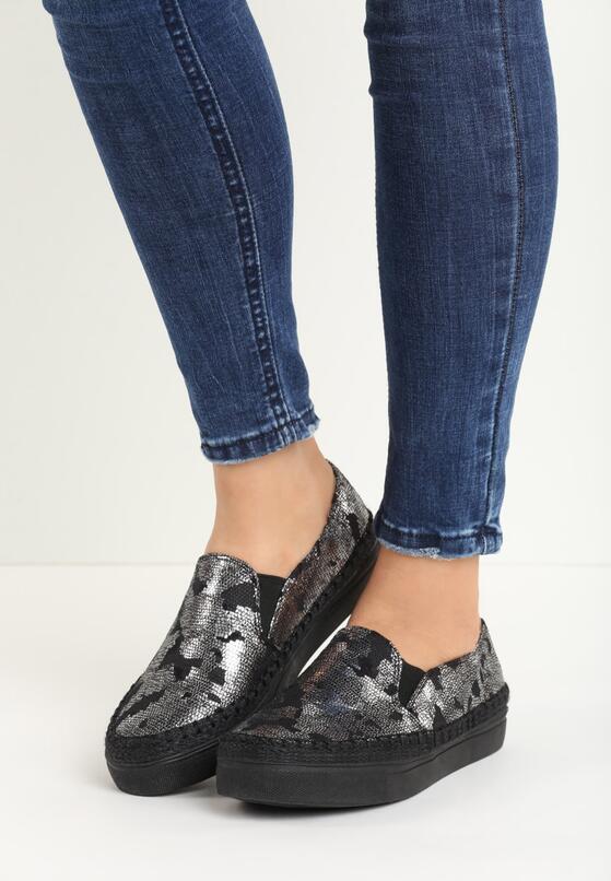 Czarne Slip On Marita 1