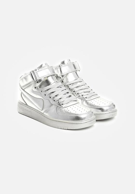 Srebrne Buty Sportowe Laura 4