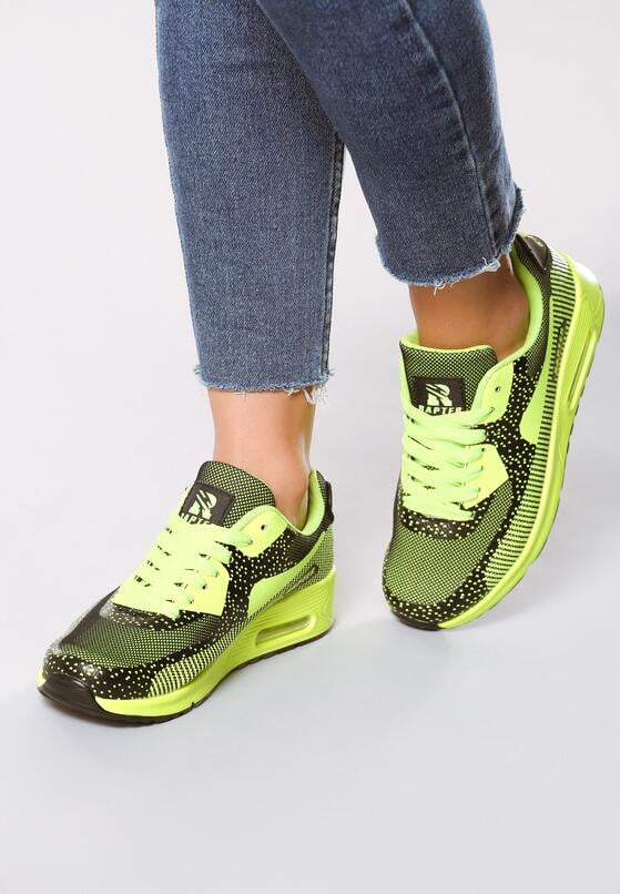 Limonkowe Neonowe Buty Sportowe Candy 2