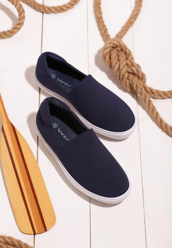 Granatowe Slip On Arda 1